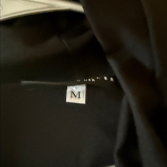 🖤 Bryn Walker Lavinia Black Modal Ponte Cowl Neck Crossover Tunic Top L - Picture 13 of 13